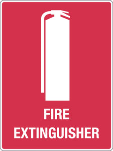 Fire Extinguisher Sign with Pictogram