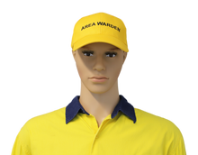 Load image into Gallery viewer, Warden Cap - Yellow Area Warden on model
