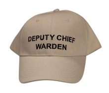 Load image into Gallery viewer, Warden Cap - White Deputy Chief Warden
