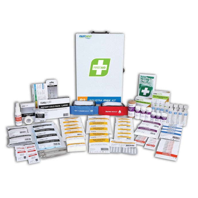 First Aid Kit - R2 Industra Max Kit (Metal Wall Mount)