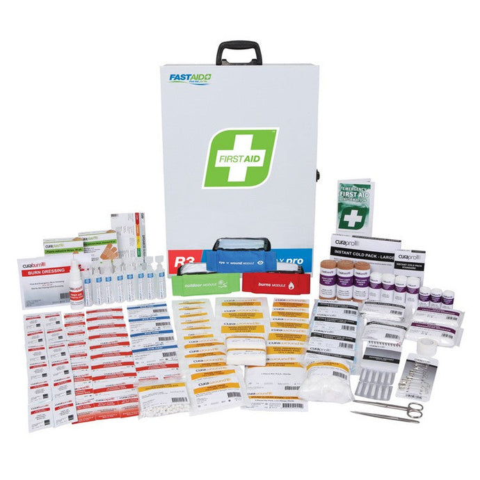 First Aid Kit - R3 Constructa Max Pro Kit (Metal Wall Mount)