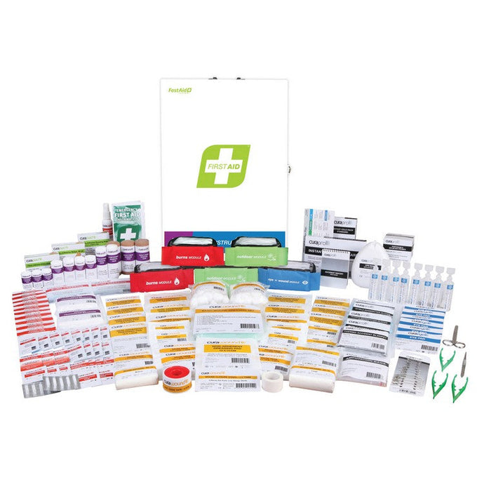 First Aid Kit – R4 Constructa Medic Kit (Metal Wall Mount)