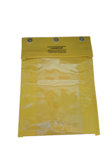 Yellow Logbook Cover/Pouch