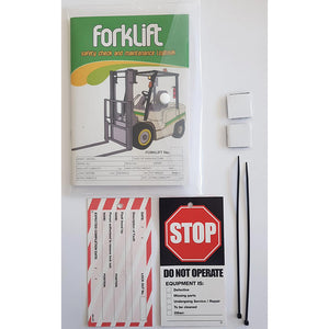 Logbook Kit including lock out tags cable ties