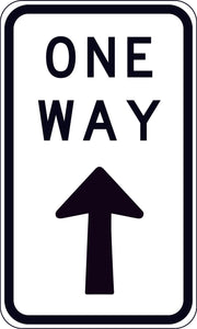 R2-17.jpg Traffic Sign one way up arrow repeater