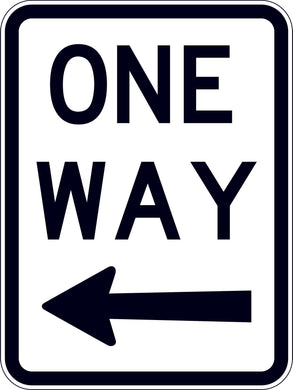 R2-2-_L.jpg Traffic Sign One Way Left Arrow
