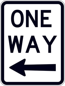 R2-2-_L.jpg Traffic Sign One Way Left Arrow