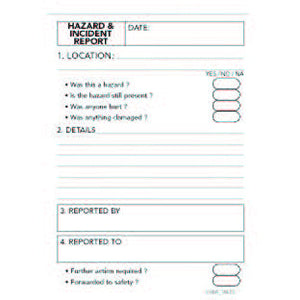 Take 5 Risk Form Take 5 Personal Risk Assessment Checklist Book