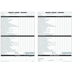 Waste Compaction Trucks Safety Check and Maintenance Logbooks inside pages